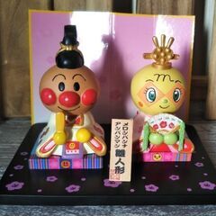 アンパンマン　ひな人形　ぼんぼり欠品