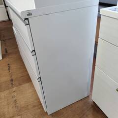 【愛品倶楽部柏店】松田家具 2枚スライド扉キッチンボード 1180ターキーレンジの画像