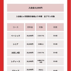 パーソナルエクササイズ(体験千円受付中)の画像