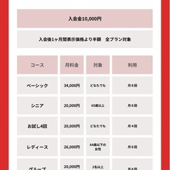 パーソナルエクササイズ(体験千円受付中)の画像