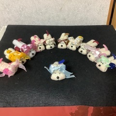ハンドメイド　フェルト　犬　人形　置物　11点