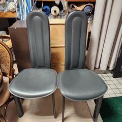 デザインチェア 合皮 2脚 セット 椅子 1対