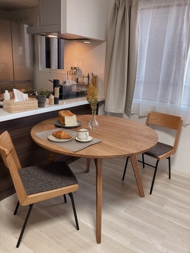 unico ADDAY(アディ) unico ADDAY(アディ) ラウンドダイニングテーブル Φ1100 ADDAY(アディ