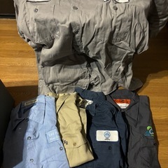 古着半袖ワークシャツまとめて