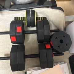 ダンベルとコロコロ
