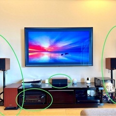 DENON製5.1chサラウンドシステム　フルセット　購入費用1...
