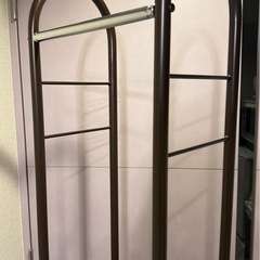 2段ハンガーラックの画像