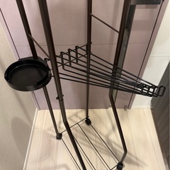 2段ハンガーラックの画像