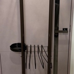 2段ハンガーラックの画像