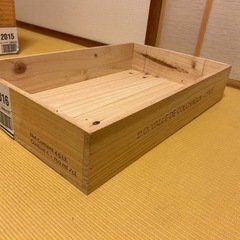 【お取引中-木製】フランスワインケースの画像