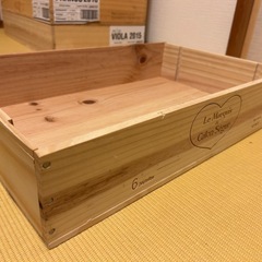 【お取引中-木製】フランスワインケースの画像