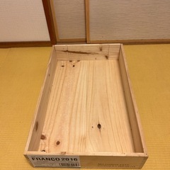 【お取引中-木製】フランスワインケースの画像