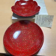 津軽塗り(菓子入れ )2点セット
の画像