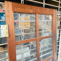 【武蔵小山店】 建具　ドア　扉　アイアン　木製　インテリア　パーテーション　衝立て　検　door iron wood industrial  vintage antique ビンテージ　アンテーク　関家具　knot antiques DIY リノベーション　古民家　レトロ　ジャパン　ジャパニーズの画像