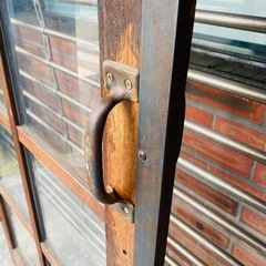 【武蔵小山店】 建具　ドア　扉　アイアン　木製　インテリア　パーテーション　衝立て　検　door iron wood industrial  vintage antique ビンテージ　アンテーク　関家具　knot antiques DIY リノベーション　古民家　レトロ　ジャパン　ジャパニーズの画像