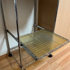 アイリスオーヤマ スチールラック　レンジ台　中古