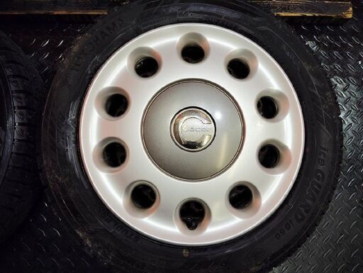 【YK ice GUARD iG60 155/65R14】スタッドレス【ダイハツ ミラココア 純正ホイール 14インチ 4.5J4HPCD100+45】　(VTP105)