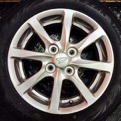 BS BLIZZAK VRX2 155/65R14】スタッドレス【ダイハツ 純正ホイール 14