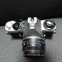PENTAX ペンタックス ME Super フィルムカメラとケースの画像