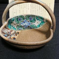 手付鉢(長左窯) 木箱入りの画像