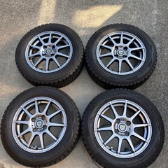 175/65R14 スタッドレス&アルミホイール4本セット4穴P...