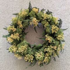  ミモザ プリザーブドフラワー花 リース 壁掛け 壁飾りドライフラワー