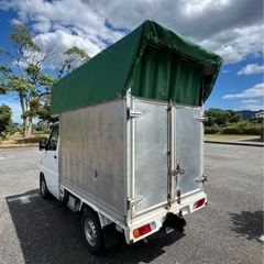 【単身引越し即営業可能】◎三菱ミニキャブ幌トラック車検令和7年11月までの画像