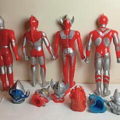 ウルトラマンシリーズ4体指人形6個 中古の画像