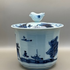 有田焼古染山水多用壺