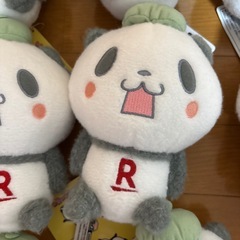 お買い物パンダ小パンダもふもふぬいぐるみの画像