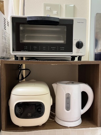 冷蔵庫 洗濯機 電子レンジ オーブントースター 炊飯器 ケトル 家電 6点セット 引越し 一人暮らし 新生活