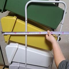 お話し中です！台車付きゴミ箱の画像