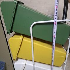 お話し中です！台車付きゴミ箱の画像