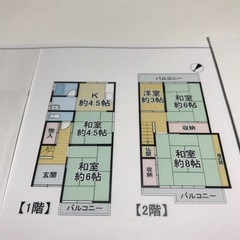 枚方市　戸建の和風シェアハウス　約４畳部屋