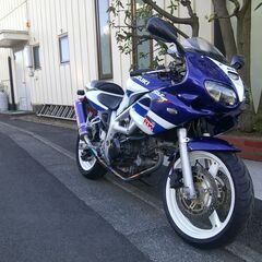 スズキ　SV400Sカスタム車　実働中古車　車検付き(令和7年8月)　ヨシムラチタンマフラー　ブレンボマスターシリンダー　書類有りの画像