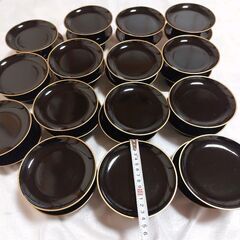 【0円】金縁茶津　お供え台　仏具　30セット　中古