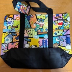 クレヨンしんちゃん保冷バッグ、トートバッグの画像