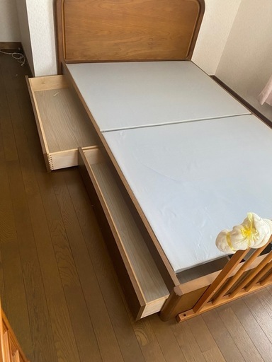 シングルベッドフレームとマット差し上げます (たのしいくらし) 八丁畷のベッド《シングルベッド》の中古あげます・譲ります｜ジモティーで不用品の処分