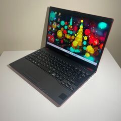 ★希少カラー★富士通ライフブック SSD128GB ノートパソコ...