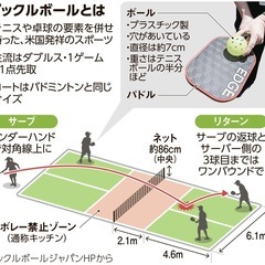 ピックルボールで運動不足解消！！2月2日(日)の19時30分から高岡で