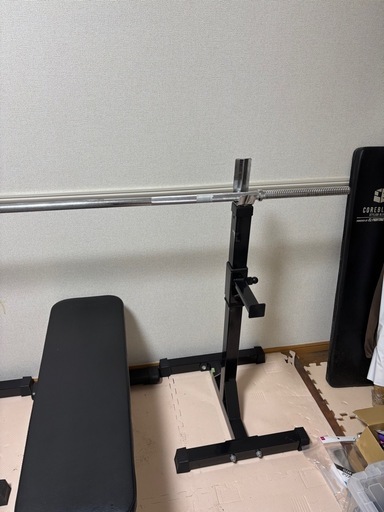 筋トレセット　ベンチ　セーフティ　ウエイト　シャフト　ラック 