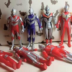 ウルトラマンシリーズ7体バンダイソフビ人形