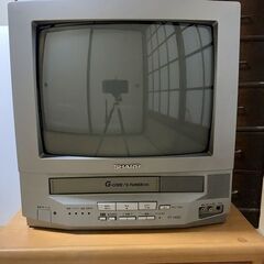 14インチ テレビデオ 動作確認済 シャープ VT-14G2 (mg) 蒲田の
