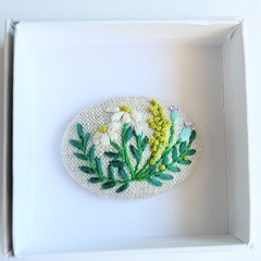 刺繍ブローチ作ってみませんか瑞江徒歩3分の画像