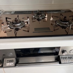 リンナイ デリシア ビルトインガスコンロ RHS71W10G12V ジャンク品