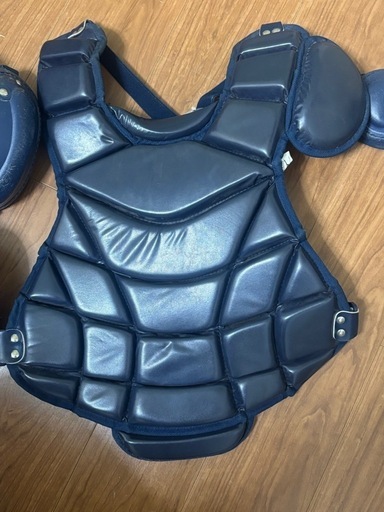 Mizuno Pro キャッチャー用プロテクター ネイビー/シルバー MIZUNO