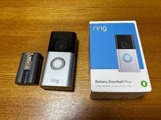 防犯カメラ付きドアフォン　Ring Doorbell Plus