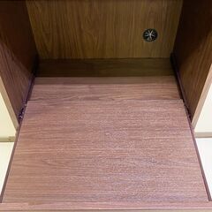 【受渡者決定】ニトリ レンジ台 キャビネット ショコレアの画像