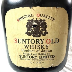 高さ52㎝ サントリーオールド Suntory OLD / 店頭 ディスプレイ用 看板 オブジェ プラスチック 販促 酒 SUNTORY ウイスキー ボトルの画像