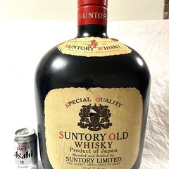 高さ52㎝ サントリーオールド Suntory OLD / 店頭 ディスプレイ用 看板 オブジェ プラスチック 販促 酒 SUNTORY ウイスキー ボトルの画像